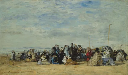 The Beach at Trouville, 1866